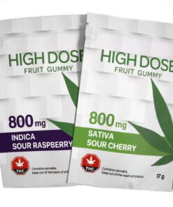 High Dose Cannabis Infused Gummies